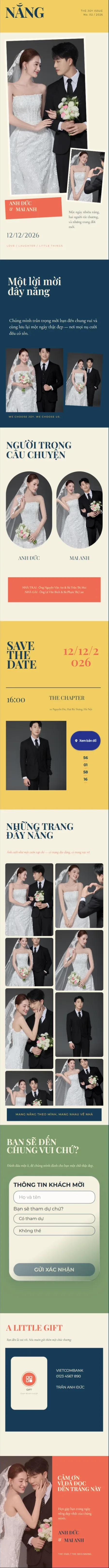 Mẫu thiệp NẮNG TRÊN TRANG GIẤY